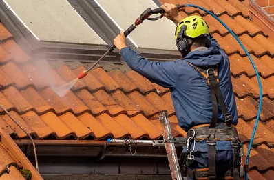 Démoussage et hydrofuge de toiture à Curac